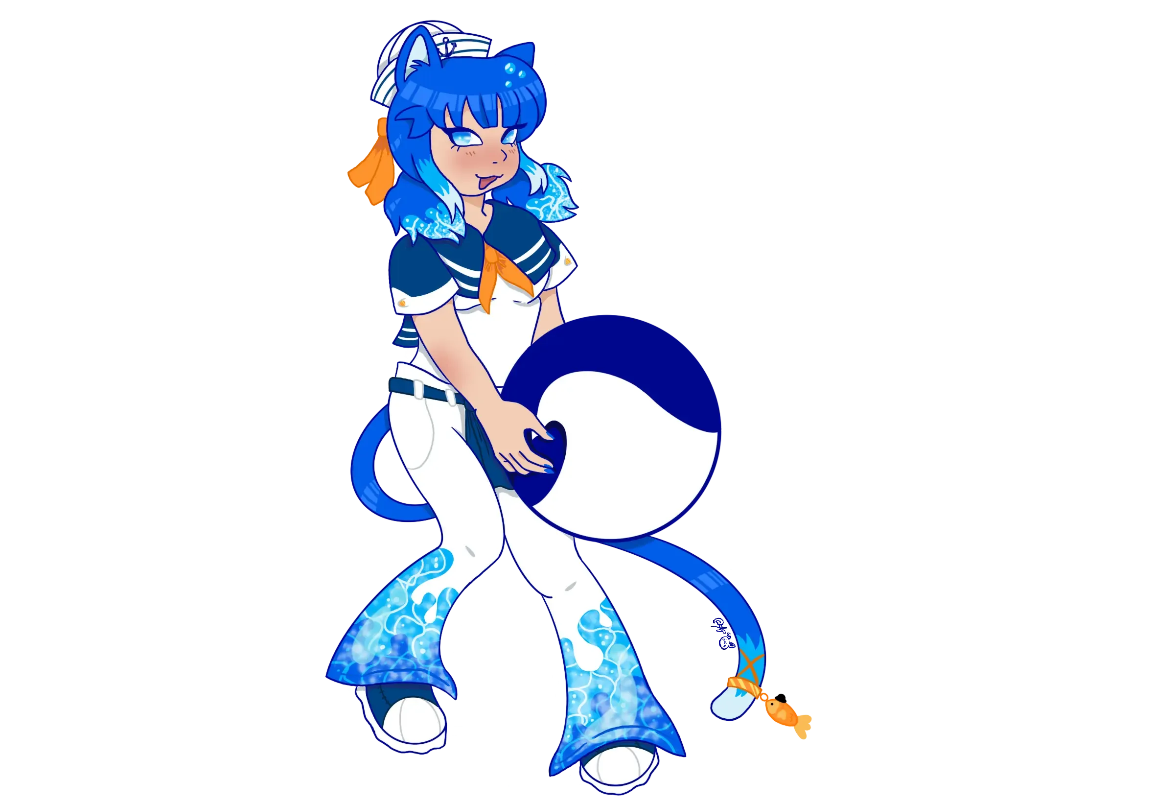 Mizuki, the mascot of Ultramarine